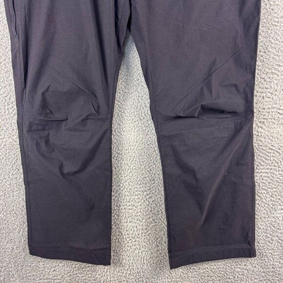 NEW Eddie Bauer Tech Pants Mens 38x30 Black Nylon Stretch Outdoor Stormrepel NWT - Picture 2 of 16